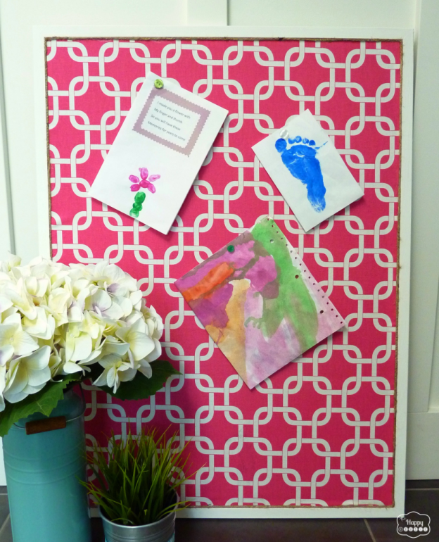 DIY Fabric Covered Bulletin Board Great For The Office Better