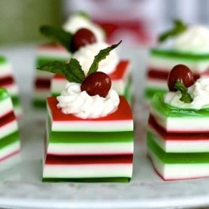 Festive Cherry and Lime Vodka Jelly Shots10