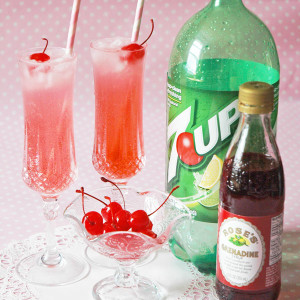 Valentine's Day Kid-Friendly Fizzy Shirley Temples 2