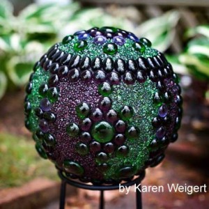 Make These Whimsical Garden Spheres for Under $20! gardening budget easy spring summer flowerbed vegetable lawn decor cheap empress of dirt9