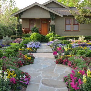 front yard landscaping flowers ideas gardening