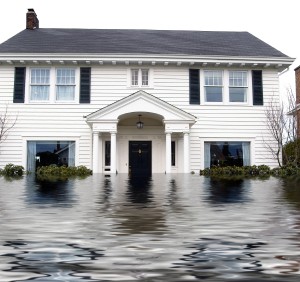 flooded house sump pump