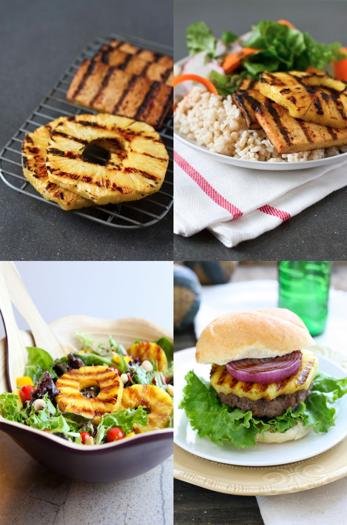 grilled pineapple barbeque sides summer salad hamburger ideas recipes easy