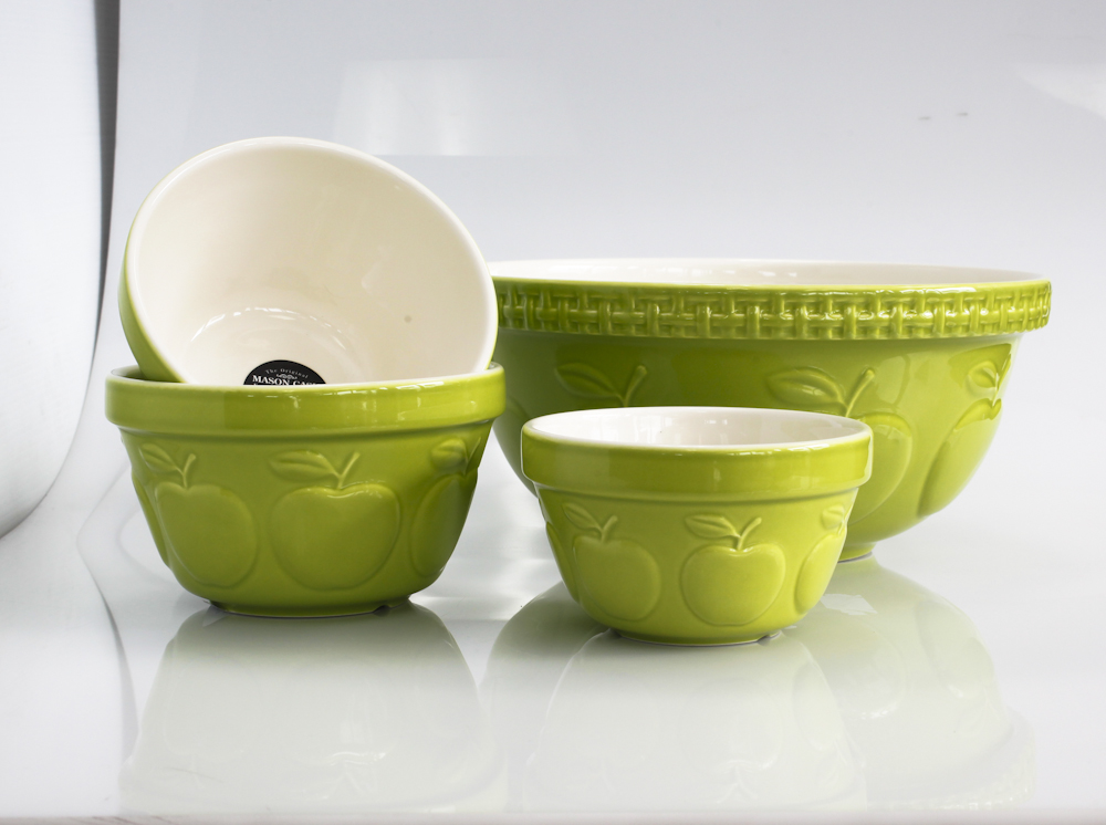 apple green bowls cookware decor decorating summers hottest hue