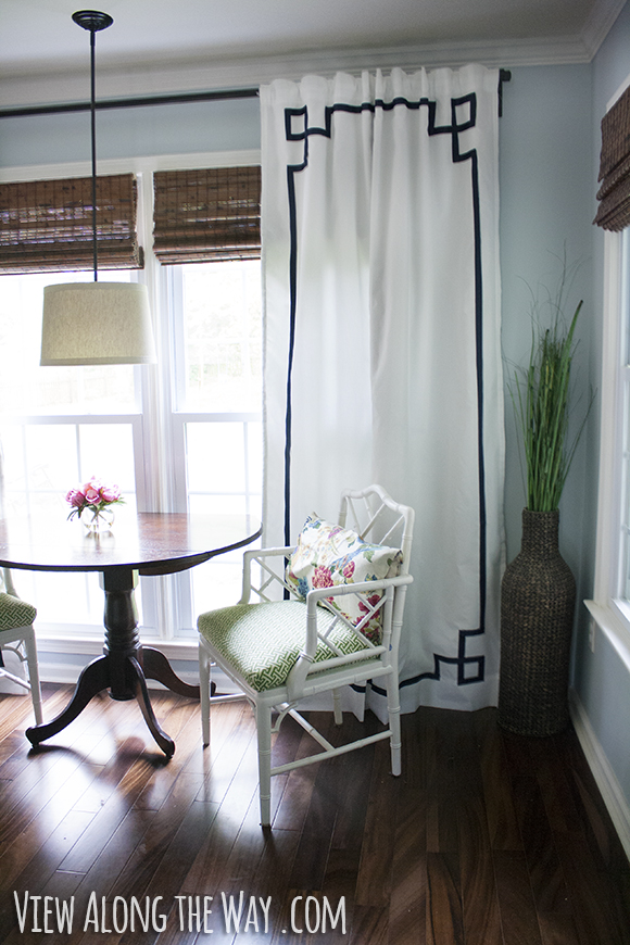 diy update plain curtains ribbons tassels