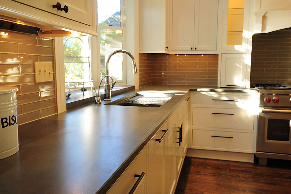 Save Money And Pour Your Own Concrete Kitchen Counter Tops