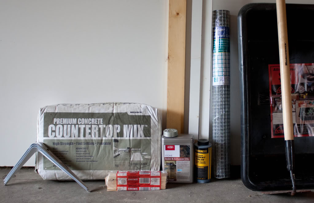 make your own concrete counter tops easy cheap