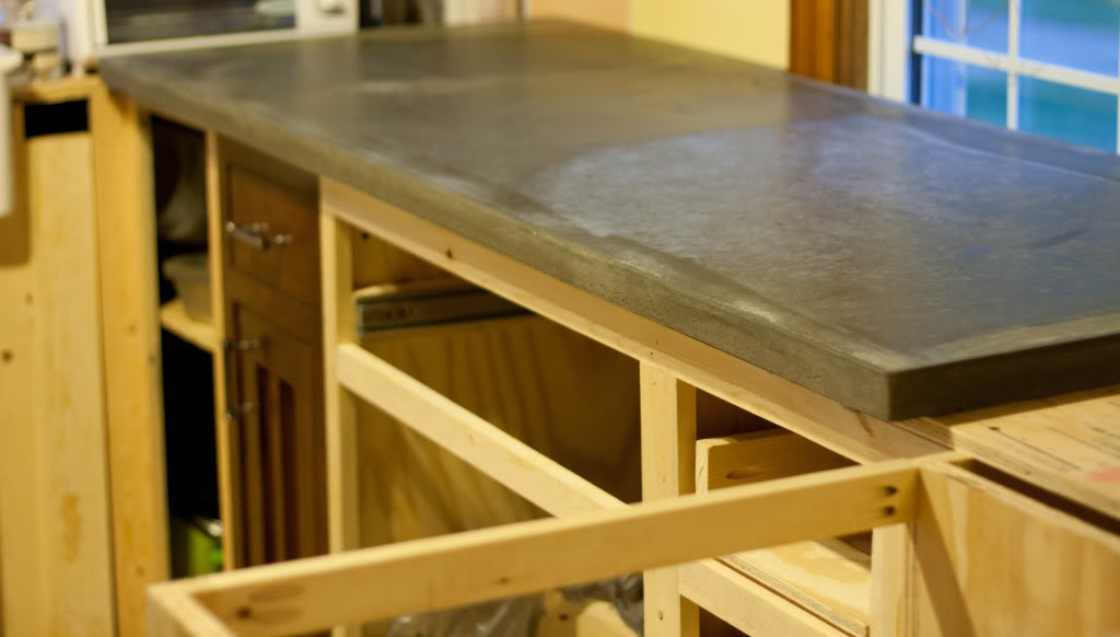 Save Money And Pour Your Own Concrete Kitchen Counter Tops