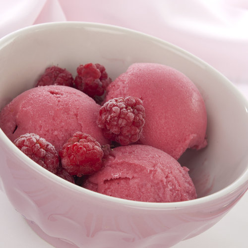 No Ice Cream Machine Make This Tasty Raspberry Sherbet Better