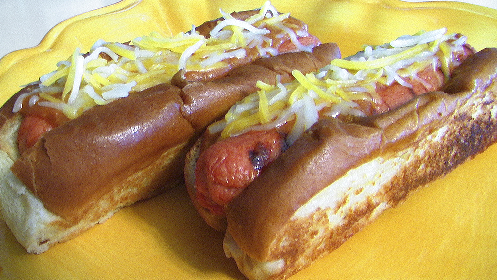 split top hot dog buns recipe easy bbq summer toppings relish onions ketchup lunch2