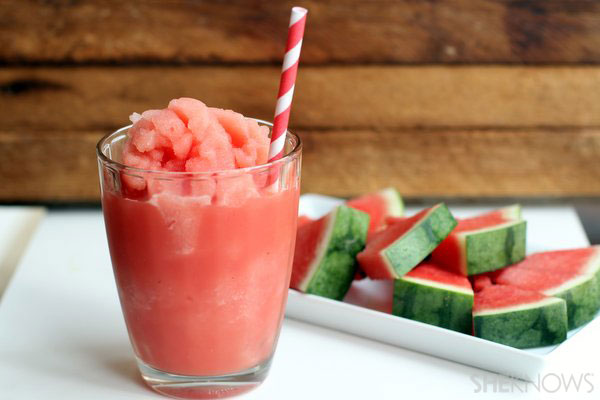 watermelon slushie easy healthy