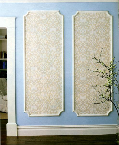 Creative Ways To Use Wallpaper Throughout Your Home wall art line drawers screen cheap budget diy1