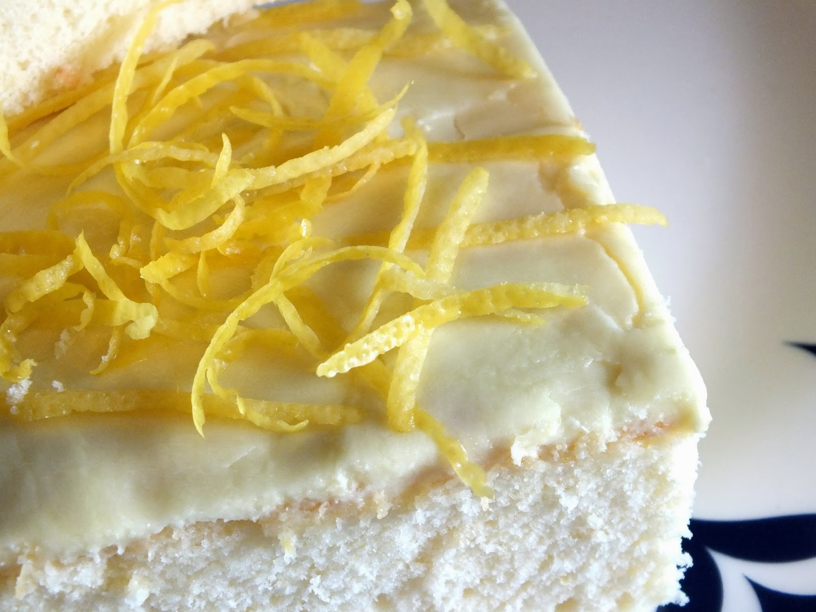 Refreshing Summer Lemon Velvet Cake Squares butter lemon dessert party birthday delicious baking3