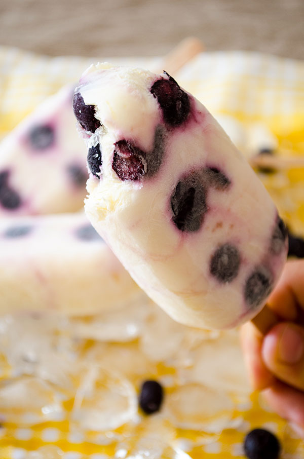 Skinny Greek Yogurt Blueberry Popsicles Make the Most Perfect Summer Dessert easy healthy vitamins berries2