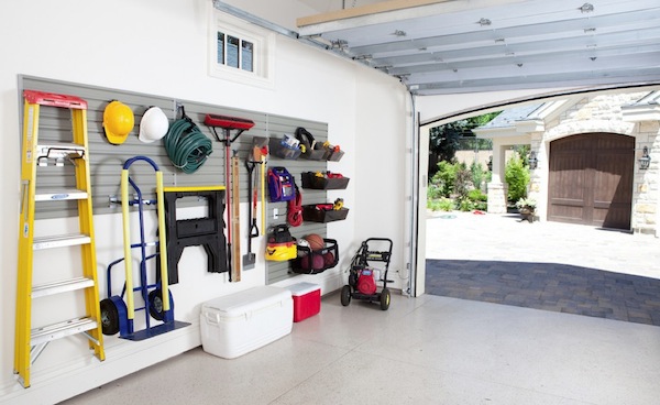Oraganize Your Garage With These Simple Ideas and Storage Solutions shelves storage tidy organization14