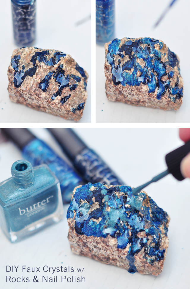 DIY- Make These Faux Crystals Using Nail Polish!2