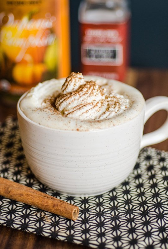 How to Make REAL Pumpkin Spice Latte - Tastes Just Like StarBucks! fall pumpkin coffee homemade easy whipped cream spices1