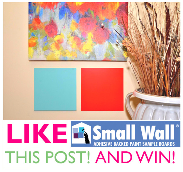 No more Guessing! The Easy Way to Test Wall Colors + a FREE GIVEAWAY