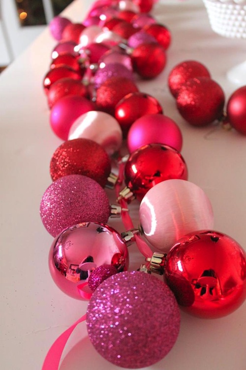 Christmas DIY: Make This Glam Ornament Garland budget diy project craft holidays decor decorations3