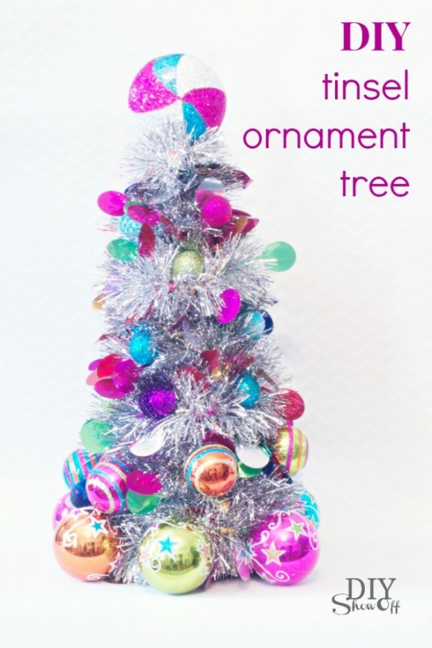 Christmas DIY: Make This Mini Christmas Ornament Tree Using Dollar Store Materials! – Better