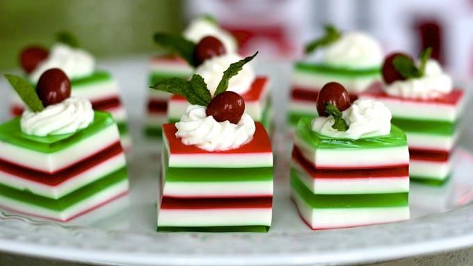 Festive Cherry and Lime Vodka Jelly Shots10