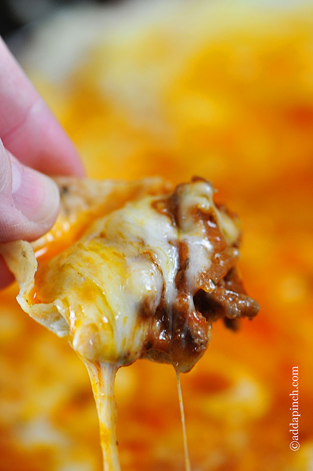 The ULTIMATE New Year's Dip: Cheesy Beef Enchilada2