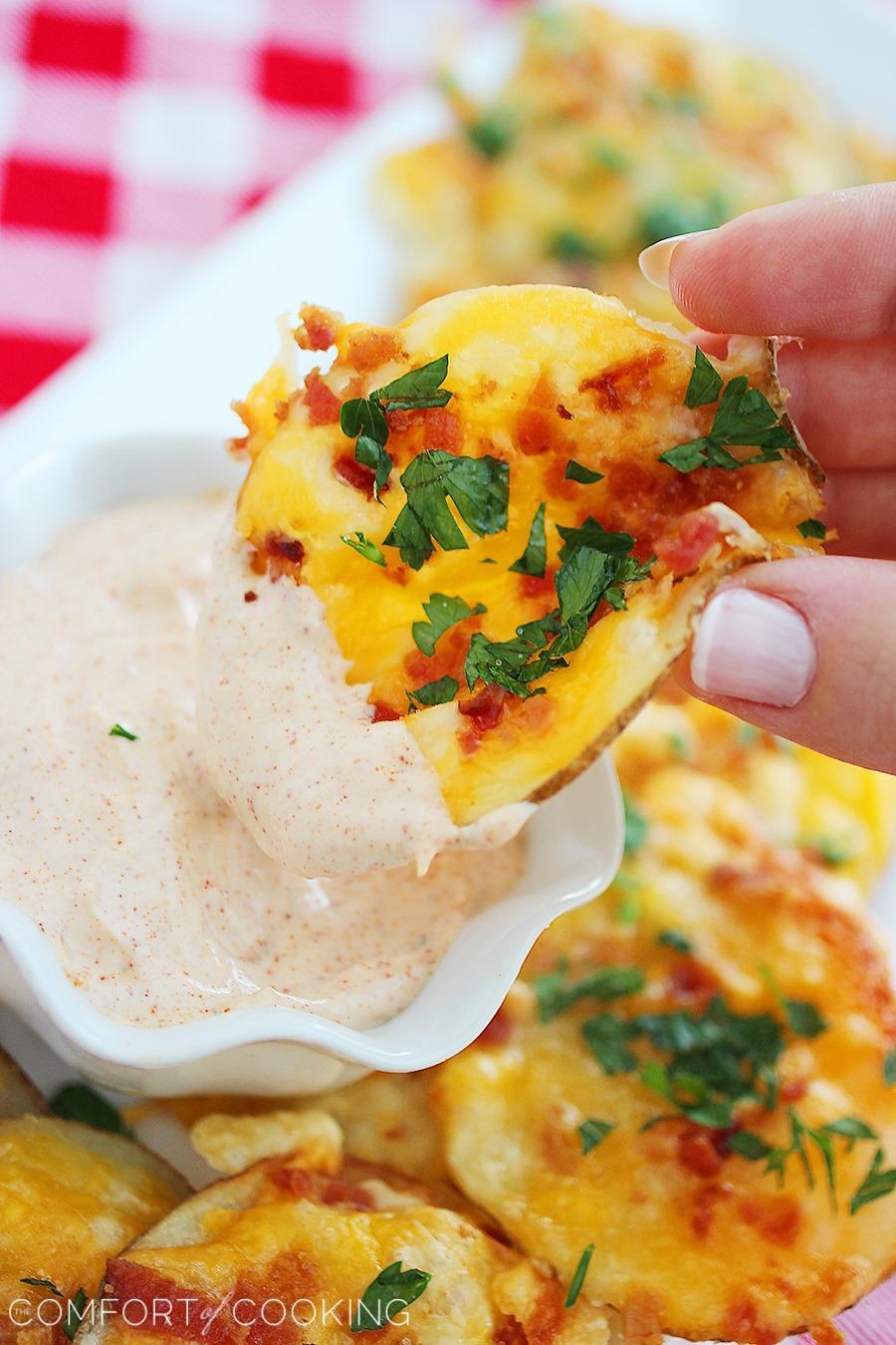 SUPERBOWL Snacks: Bacon Cheese Chips With Ranch Dip2