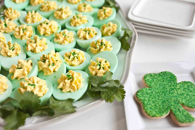 Make These GREEN Deviled Eggs for Your St. Patrick's Day Party!1
