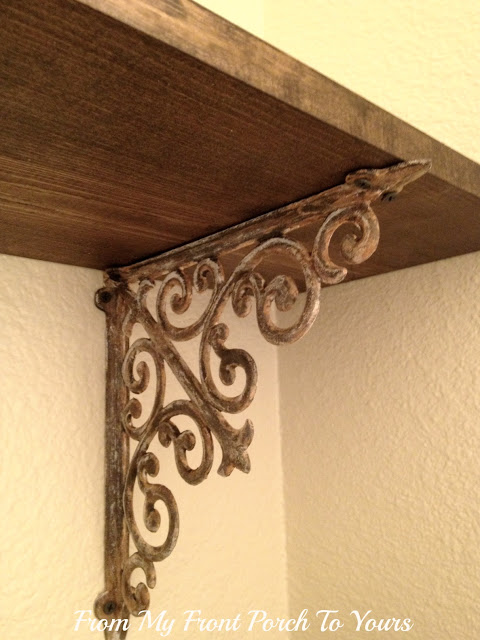 Shabby Chic DIY: Make Your Brand New Iron Brackets Old and Rusty88