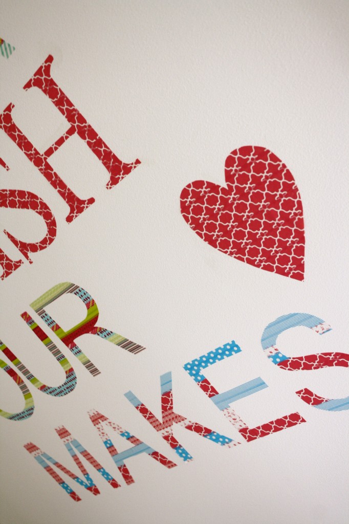 Budget Decorating: How to Make Your Own Customized Wall Decals Using Washi Tape!2