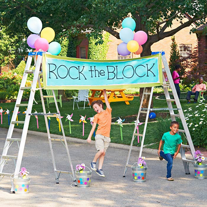 neighbourhood block party community street ideas how to organize