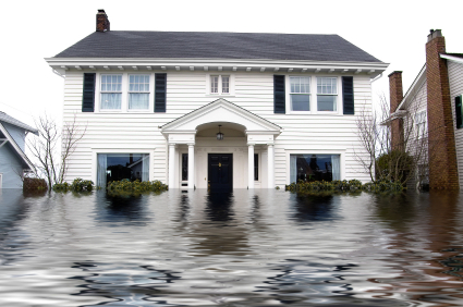 flooded house sump pump