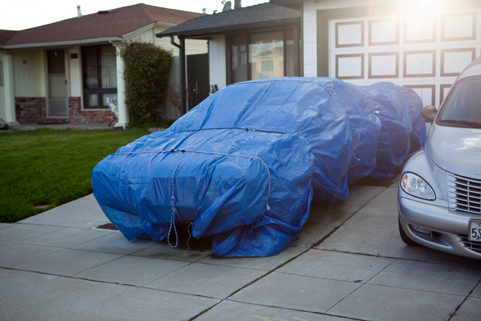 tarp car cover how to ideas