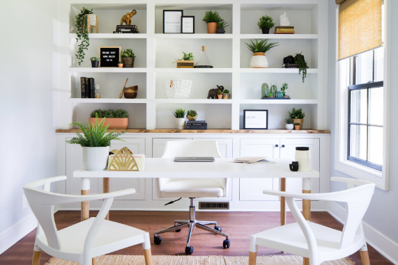 nature inspired home office decorating ideas
