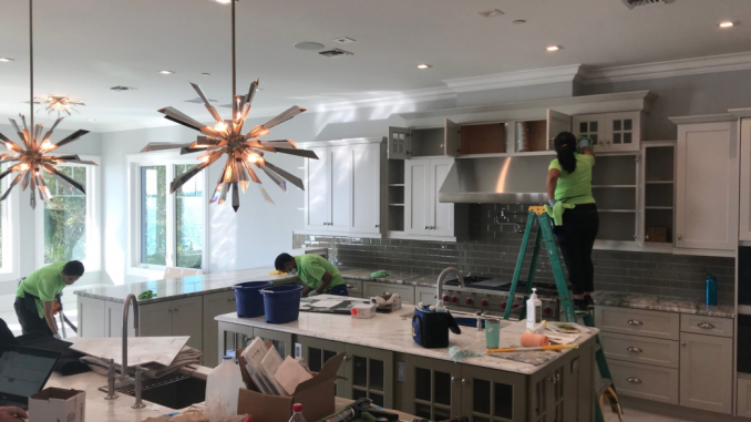 construction cleaning kitchen service ideas