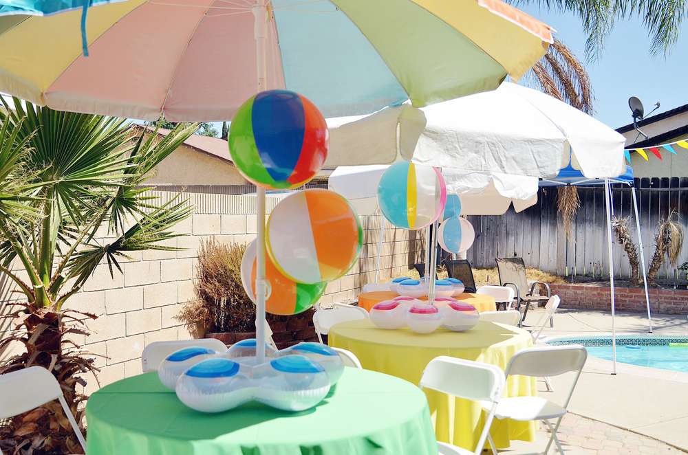 elegant pool party ideas