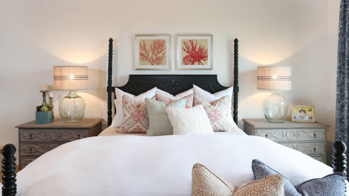 coastal bedroom decorating ideas how to coral pillow artwork