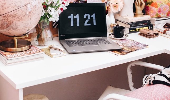 girly white pink office decorating ideas and inspiration